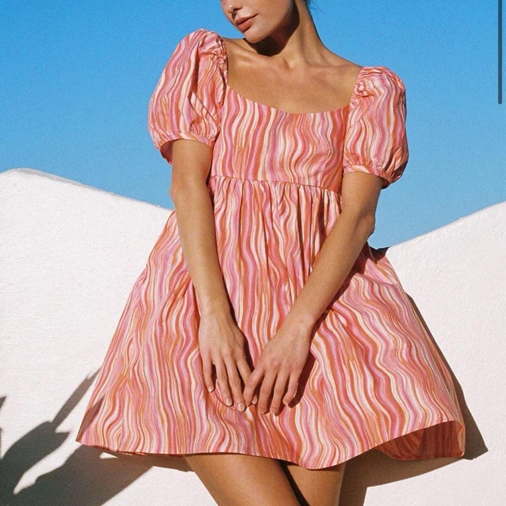 $295 Ciao Lucia Cotton Delfina Blossom Mini Dress XS 0 2 Women